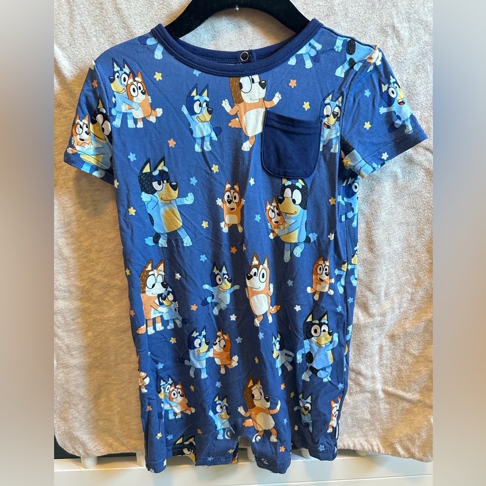 Little Sleepies OG Bluey romper